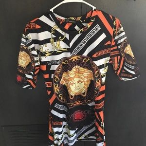 Dress Versace like T-shirt dress